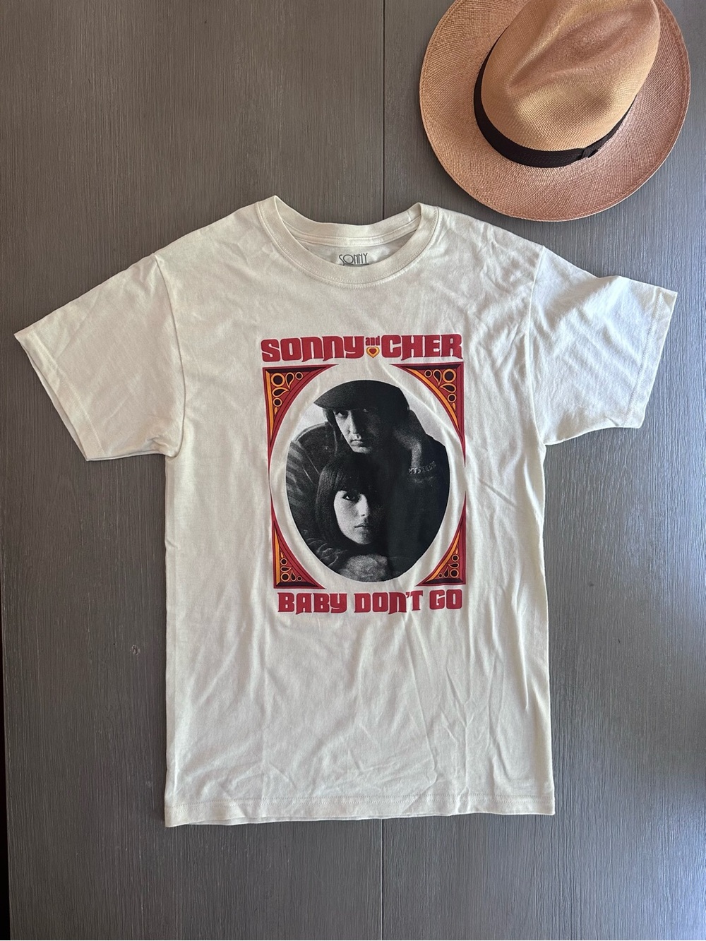 'Baby Don't Go' Graphic Sonny & Cher Vintage Tee